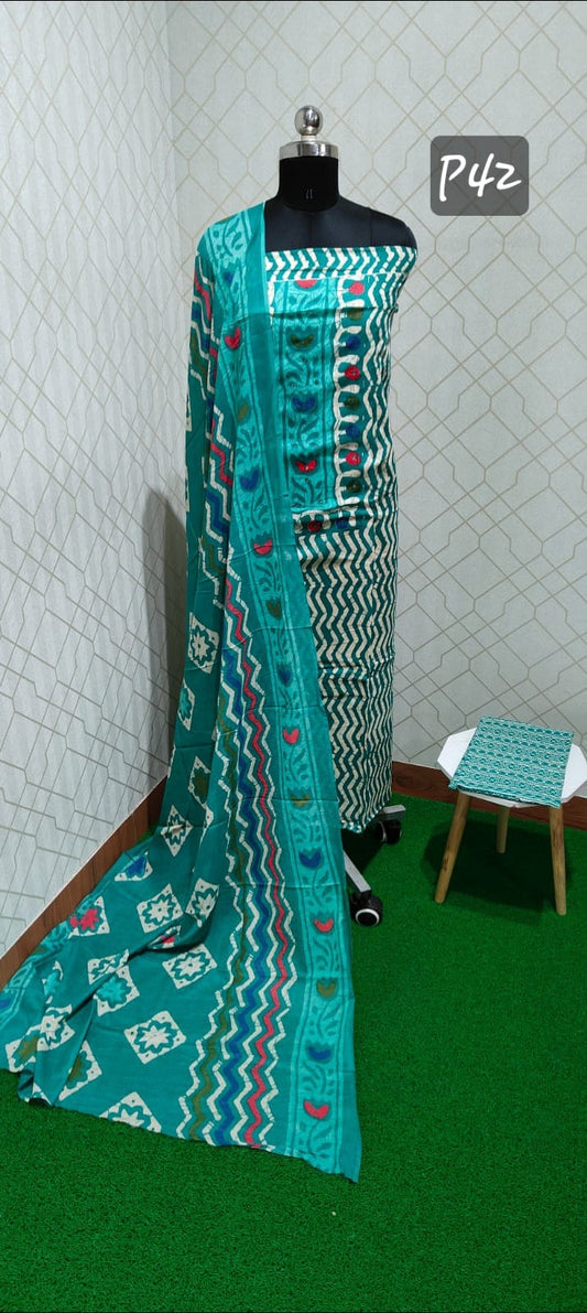 Bathik Cotton Suit (BC42)