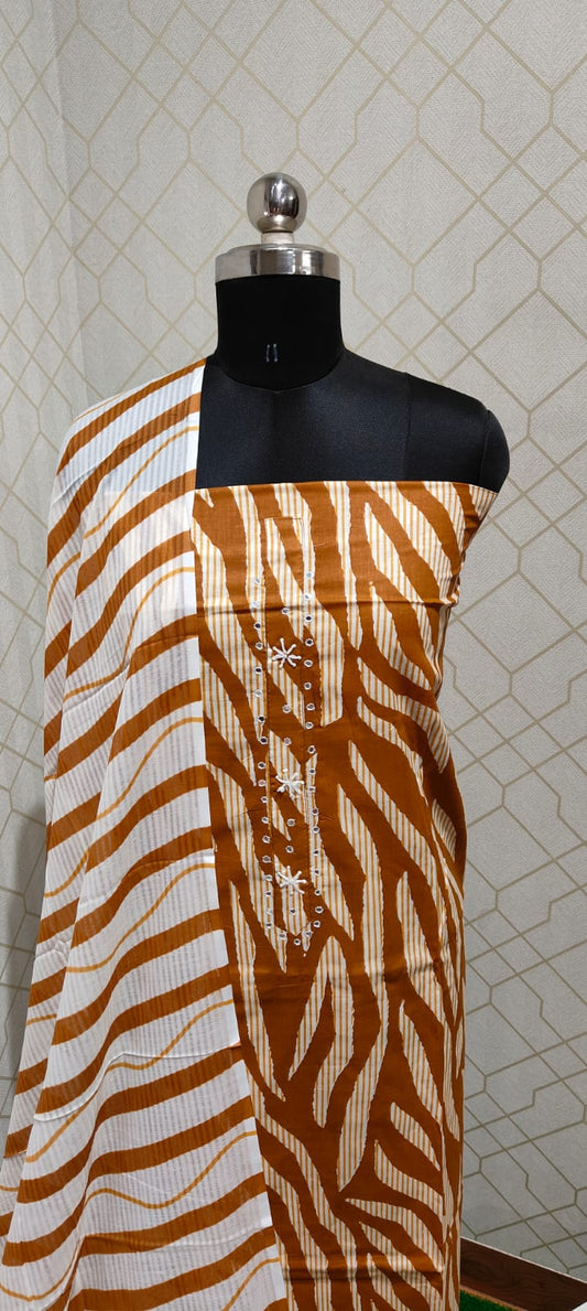 Bathik Cotton Suit (BC48)