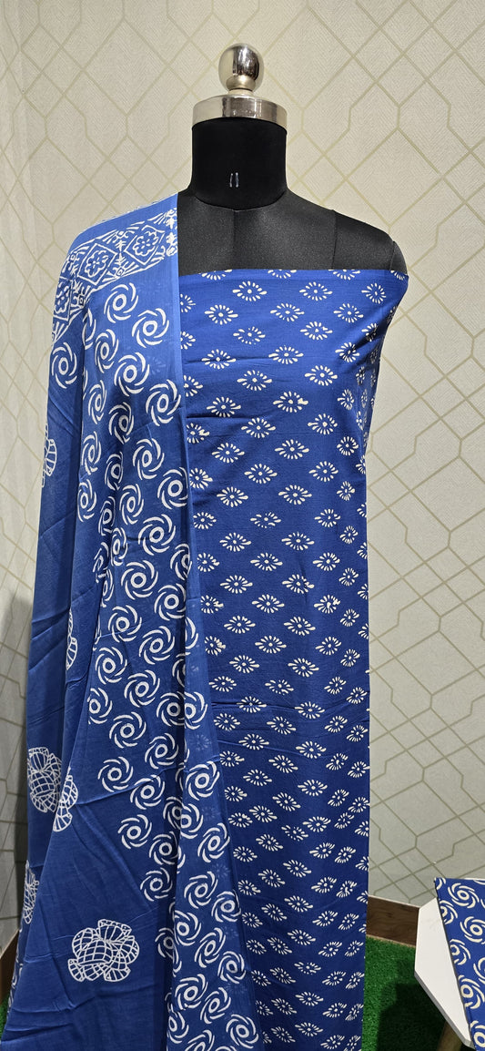 Bathik Cotton Suit (BC55)