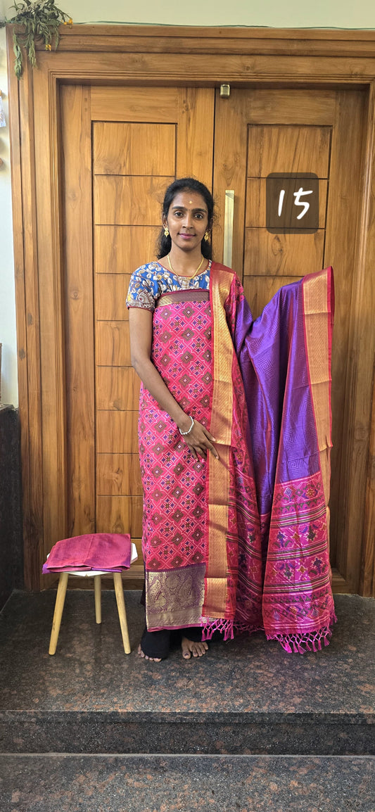 Kanchi Border Patola Silk - P15