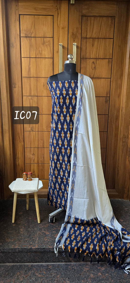 Ikkat Cotton  - IC07