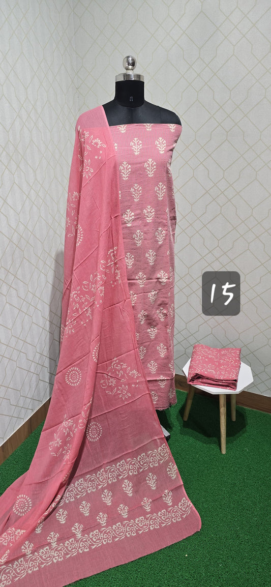 Bathik Cotton Suit - 15