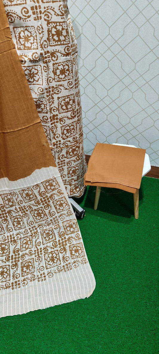 Bathik Cotton Suit - 48