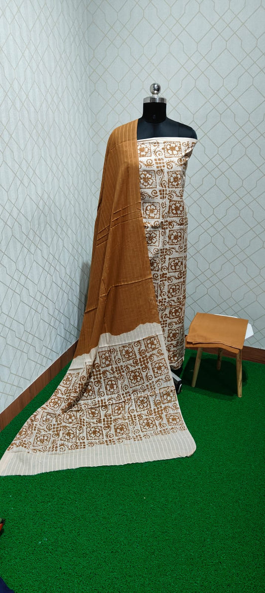 Bathik Cotton Suit - 48