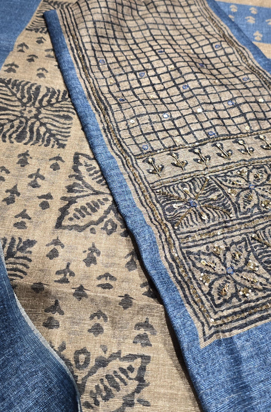 Party wear silk suit - 12