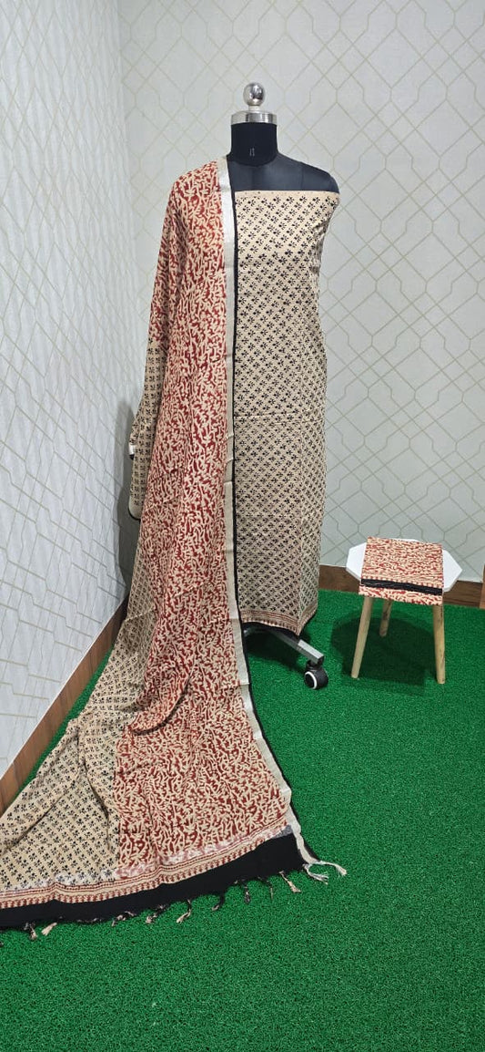 Kantha Stitched Suit - KS10