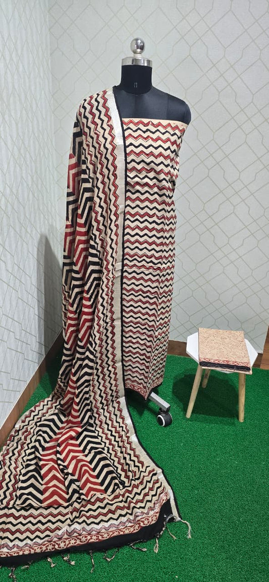 Kantha Stitched Suit - KS11