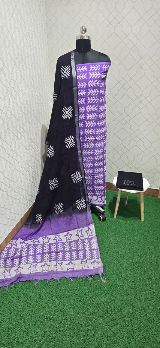 Kantha Stitched Suit - KS05