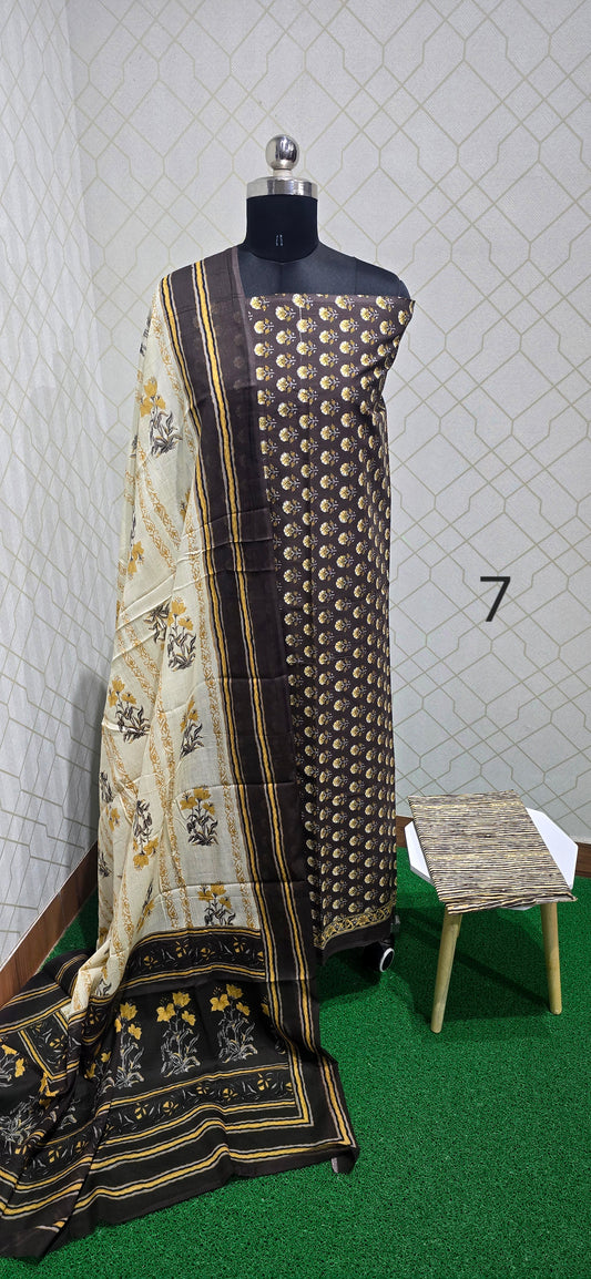 Block Printed Jaipuri Cotton - 07