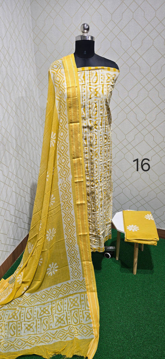 Bathik Cotton Suit - ASSB16