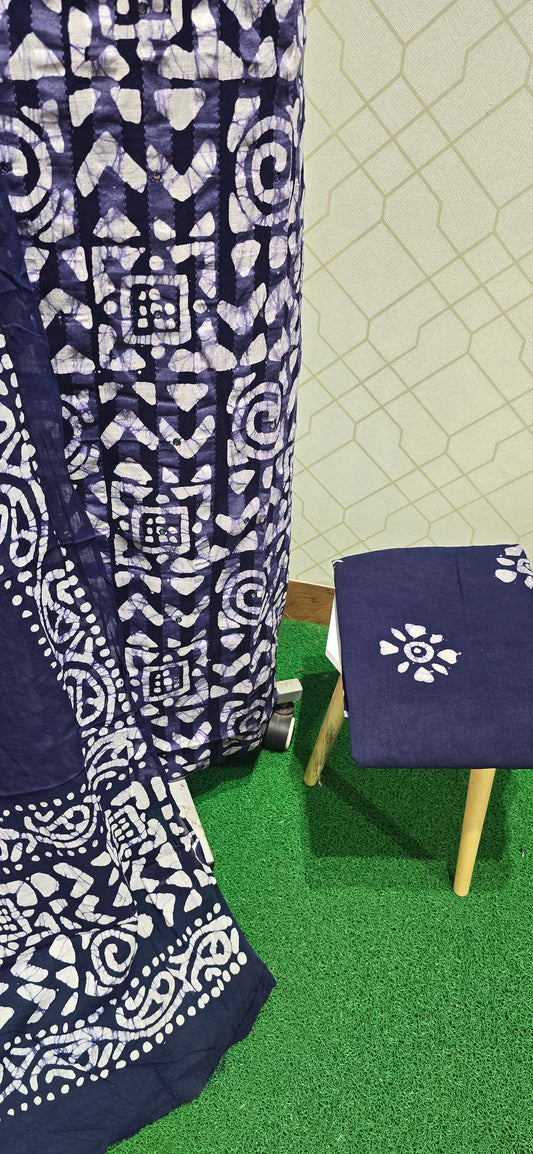 Bathik Cotton Suit - SSB15