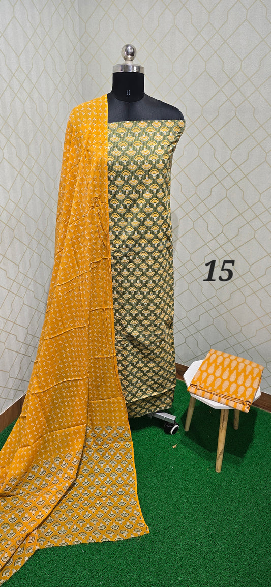Ajrakh Cotton Suit - 15