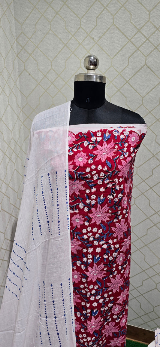 Block Printed Jaipuri Cotton - 21
