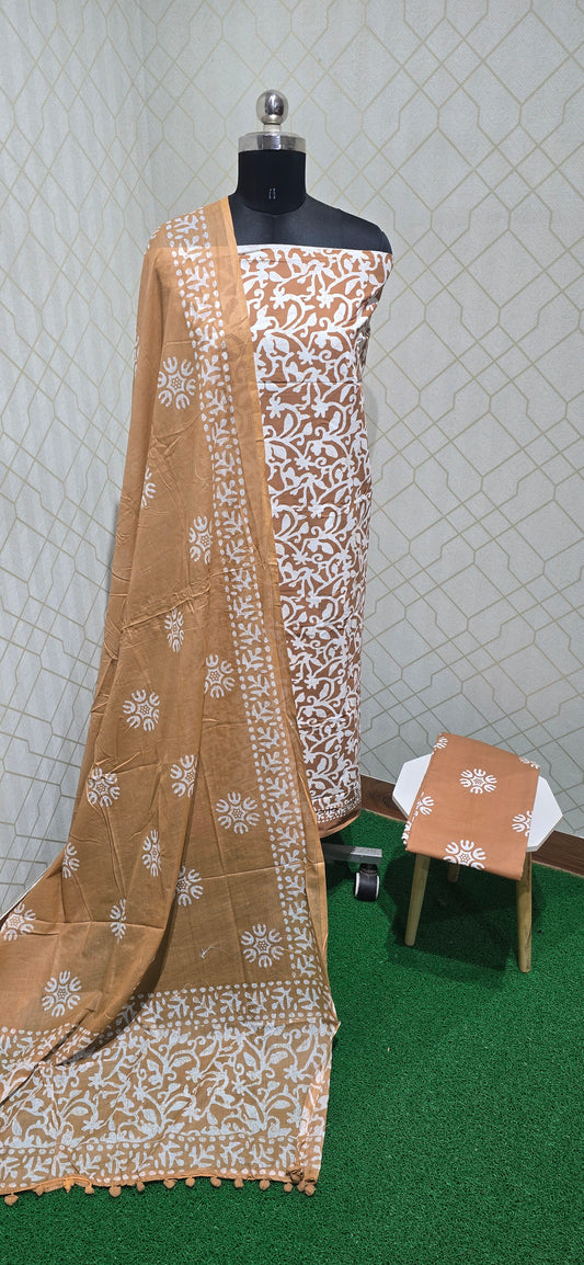 Office Wear bathik Cotton Salwar - 03