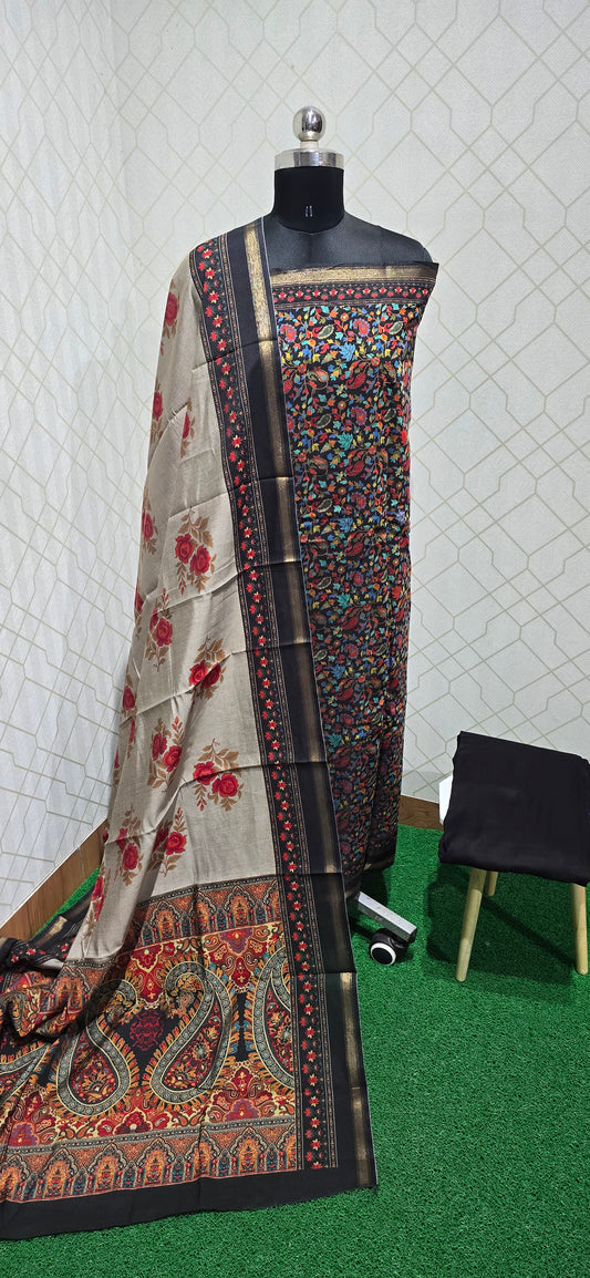 Semi-Maheswari Silk Salwars - SM02
