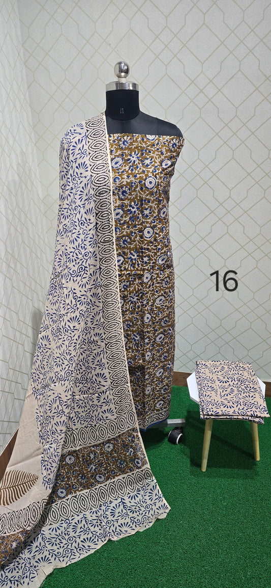 Block Printed Jaipuri Cotton - 16