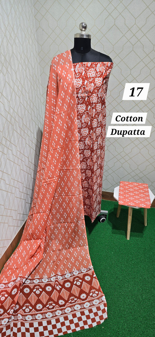 Block Printed Jaipuri Cotton - 17