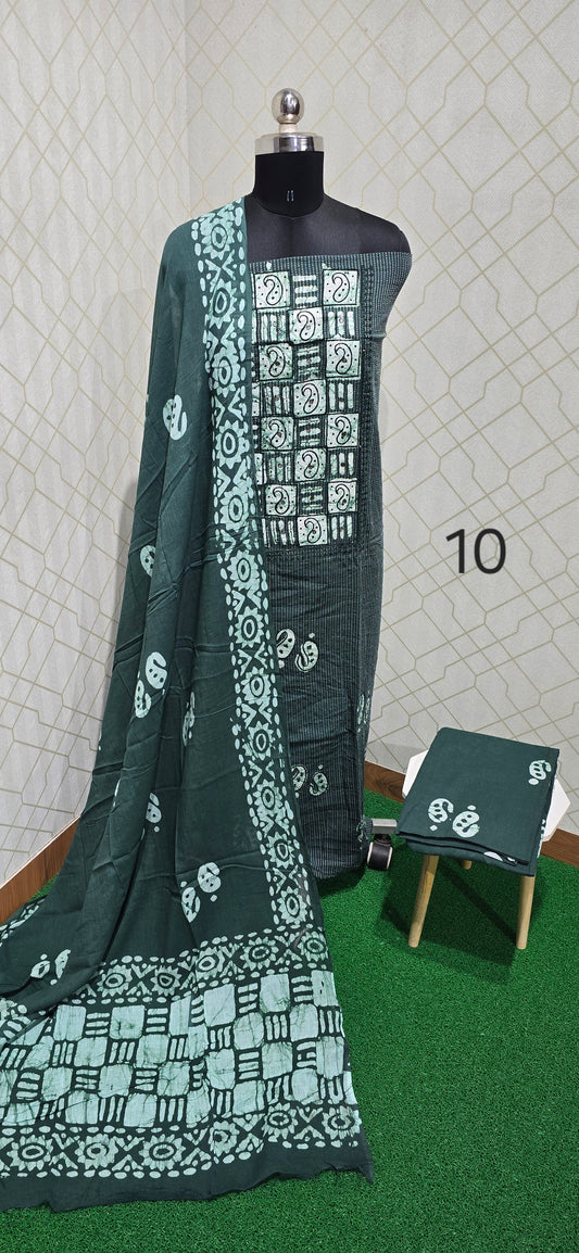 Bathik Cotton Suit - BC10