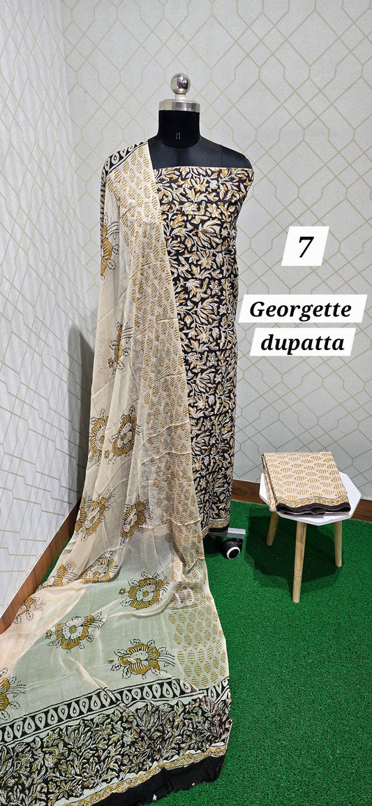 Block Printed Jaipuri Cotton - 07