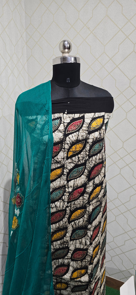Bathik Cotton Suit - BC17