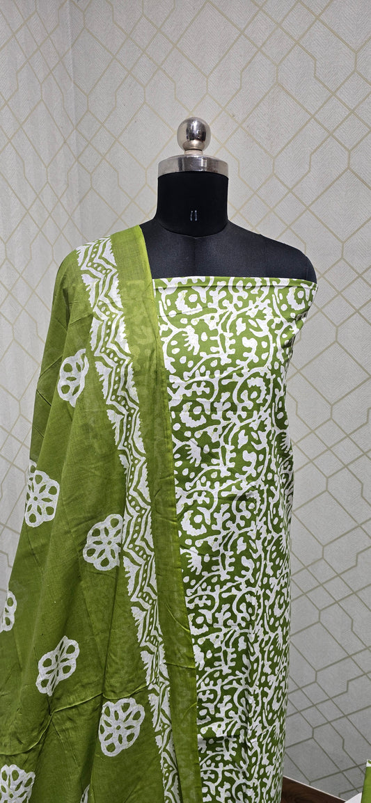 Office Wear bathik Cotton Salwar - 02