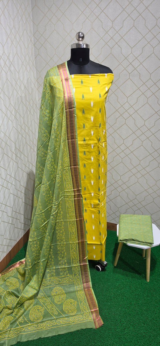 2.5 mtrs Office Wear Cotton Salwar - 01