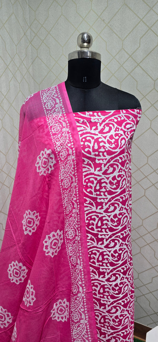 Office Wear bathik Cotton Salwar - 08