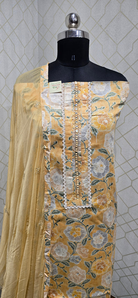 Premium Pure Cotton Suit - 86