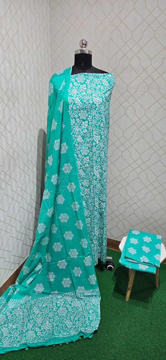 Office Wear bathik Cotton Salwar - 04