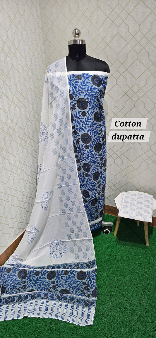 Block Printed Jaipuri Cotton - 09