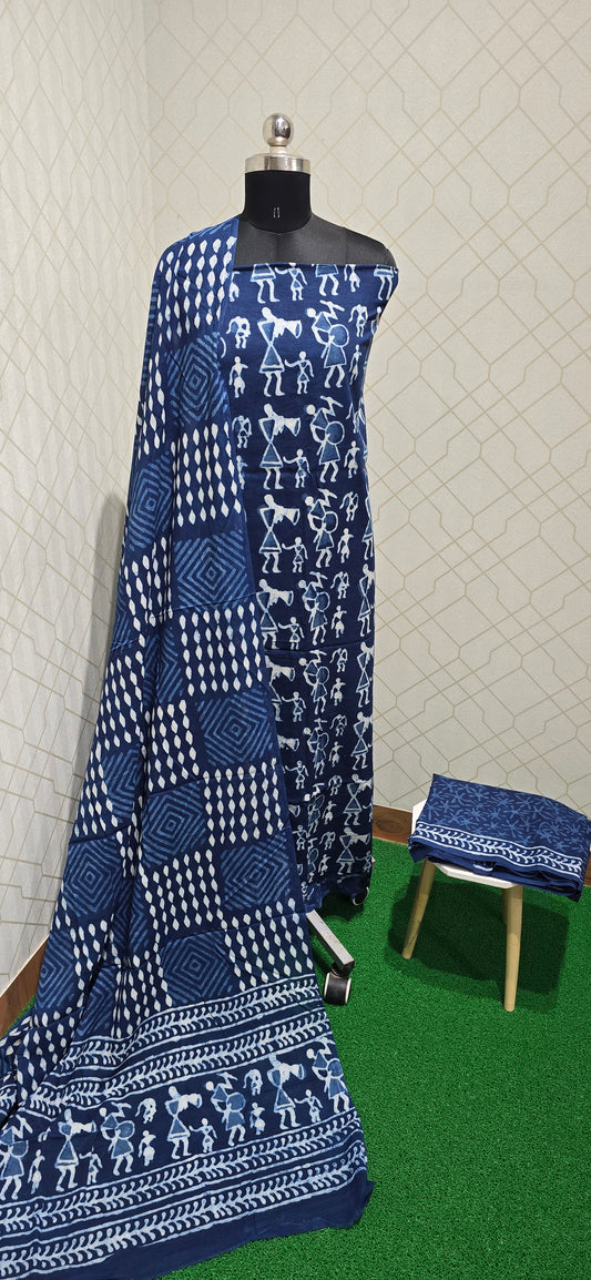 Block Printed Jaipuri Cotton - 01