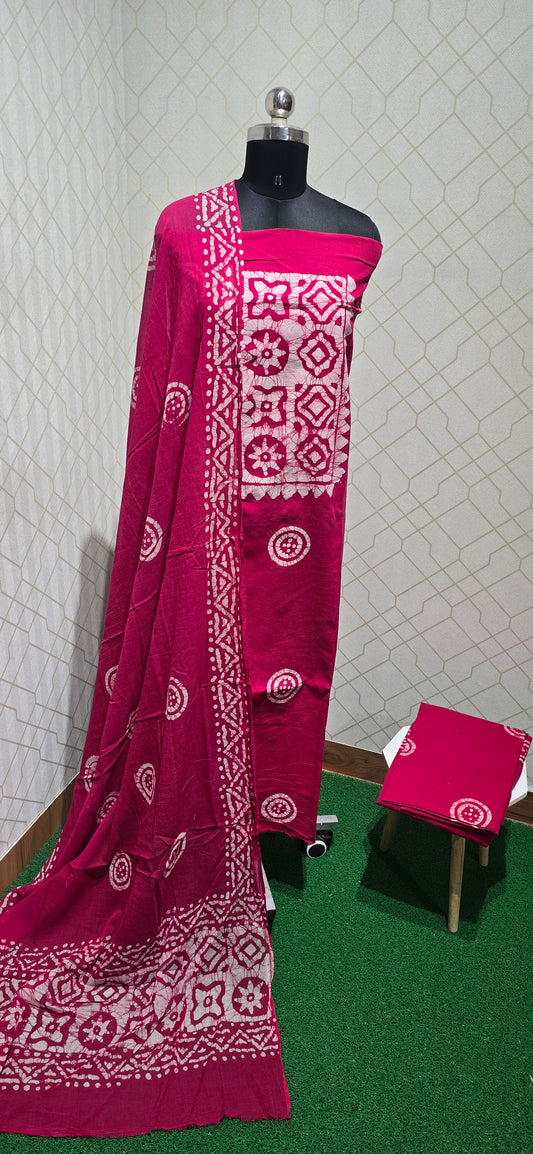 Bathik Cotton Suit - N04