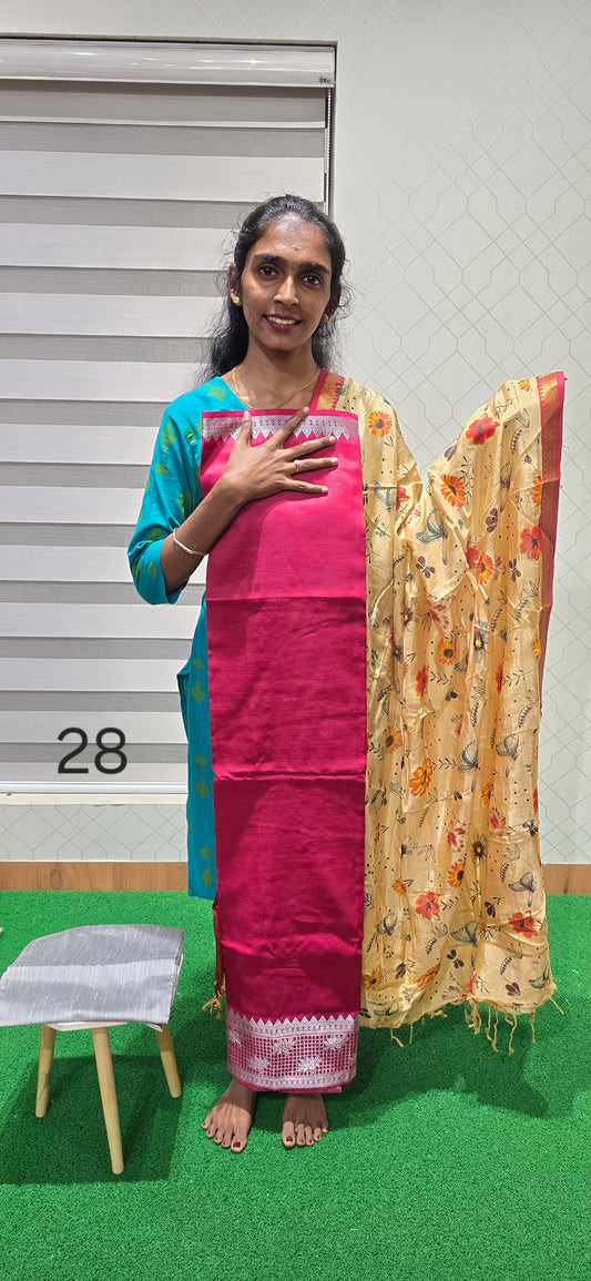 Mangalagiri 3 piece silk - MS28