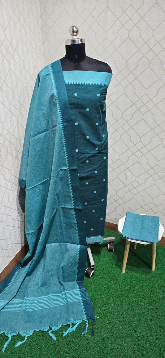 Office wear Handloom Cotton Suits - 01