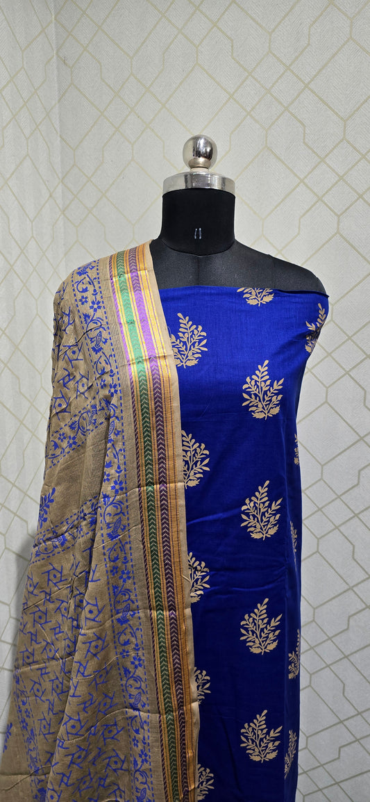 2.5 mtrs Office Wear Cotton Salwar - 08