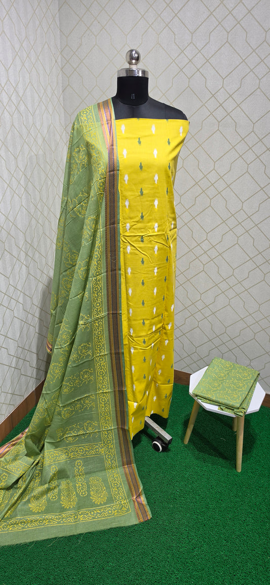 2.5 mtrs Office Wear Cotton Salwar - 02