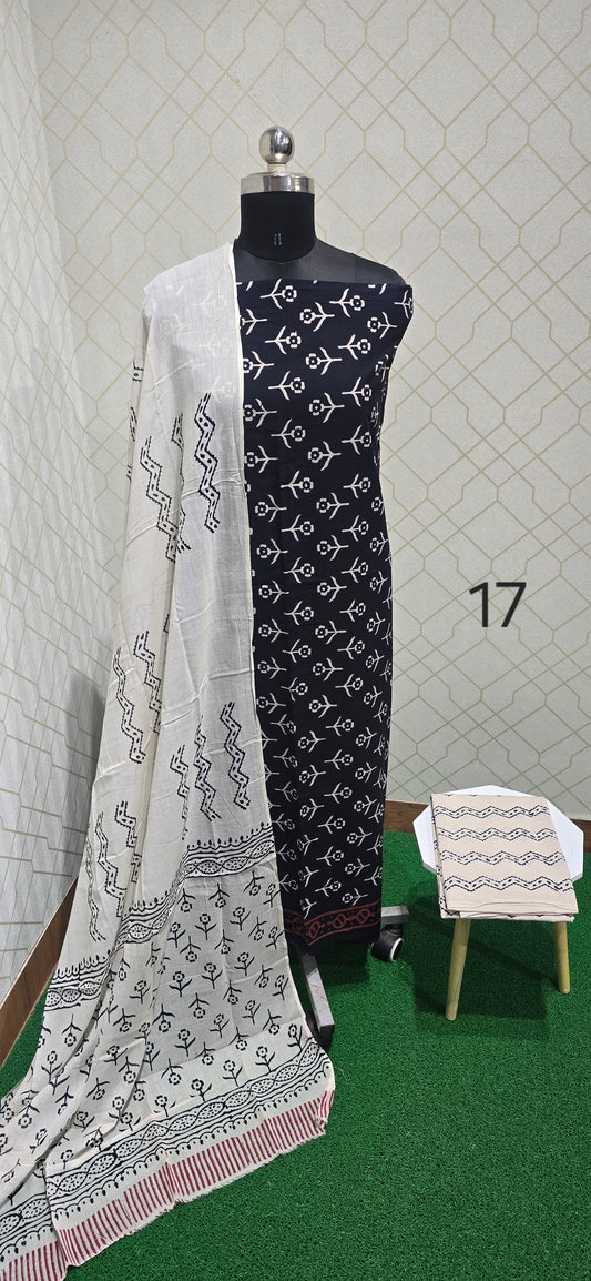 Block Printed Jaipuri Cotton - 17