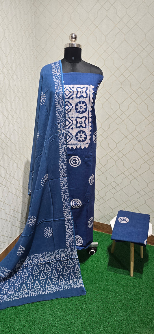 Bathik Cotton Suit - N03