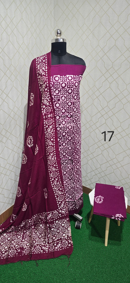 Bathik Cotton Suit - ASB17