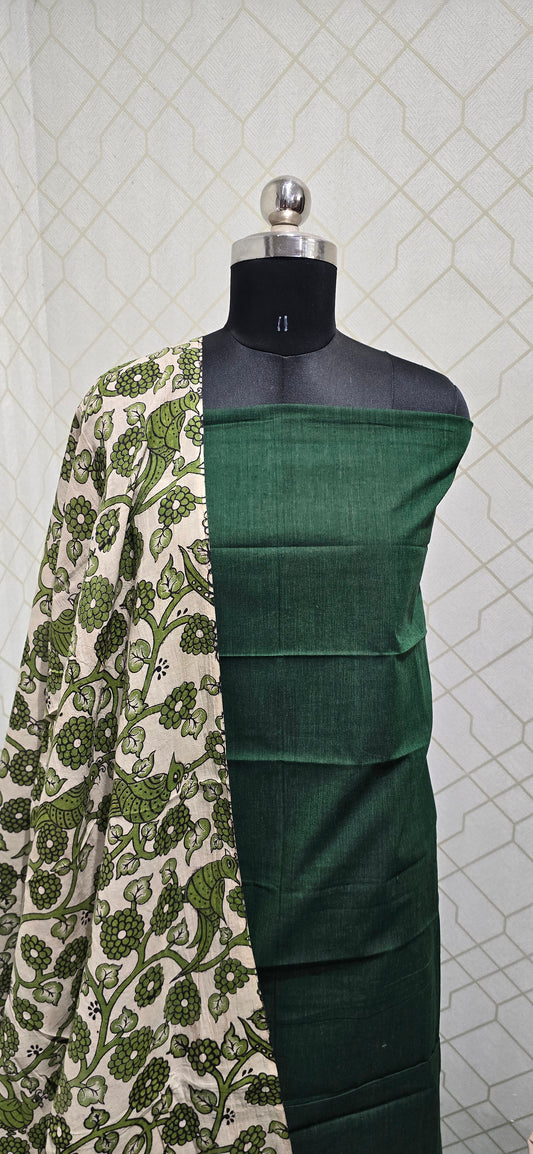 Kalamkari 3 piece Cotton suit - 06