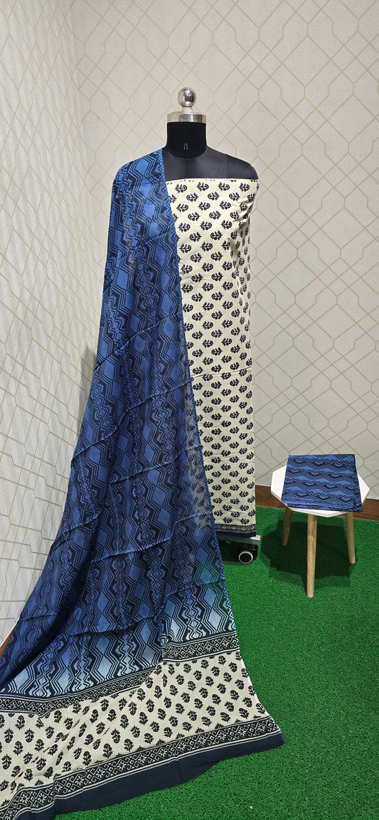 Block Printed Jaipuri Cotton - 04