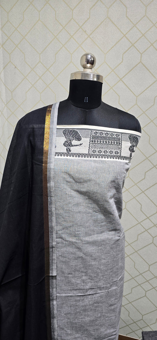 Grey Black : Summer Cotton - GB02