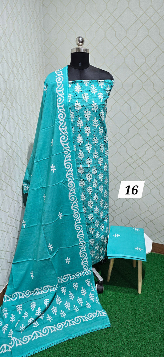 Hacobba bathik cotton suit - 16