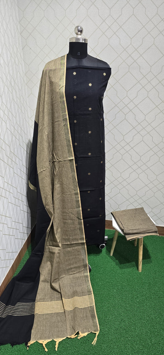 Office wear Handloom Cotton Suits - 07