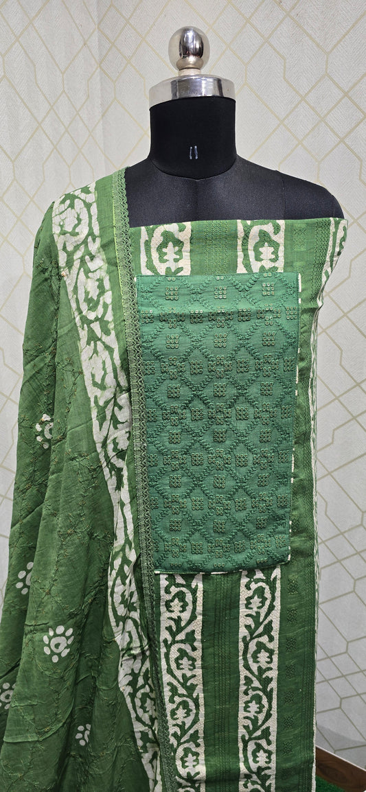 Bathik Cotton Suit - BC21