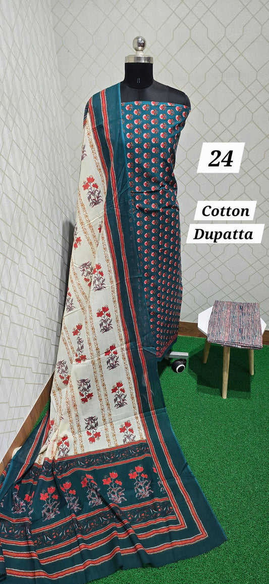 Block Printed Jaipuri Cotton - 24