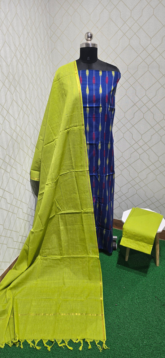 Office wear Handloom Cotton Suits - 3