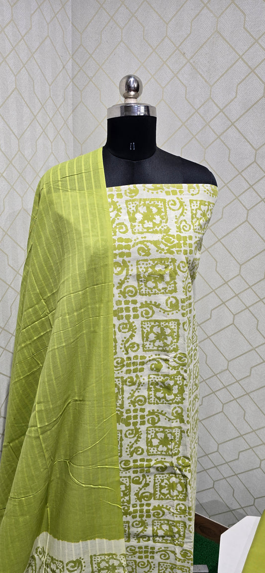 Bathik Cotton Suit - BC14