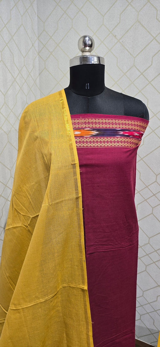 Office wear Handloom Cotton Suits - 01