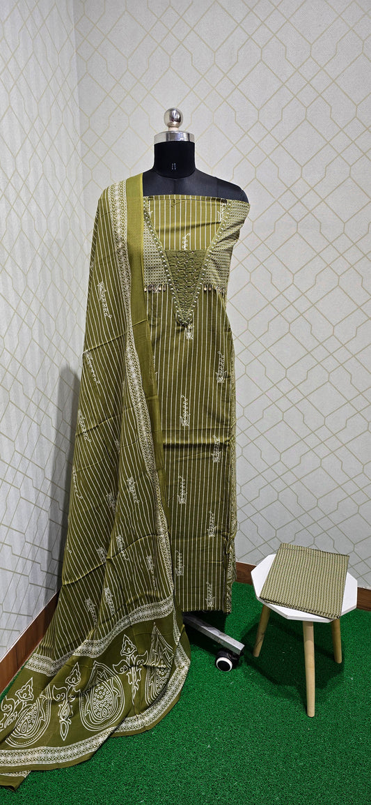 Premium Pure Cotton Suit - 04